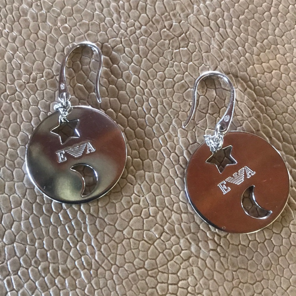 Emporio Armani Sterling Silver Earrings - Picture 3 of 7